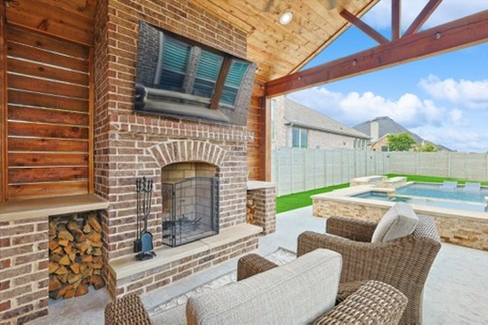 Outdoor Stone Fireplaces project 2