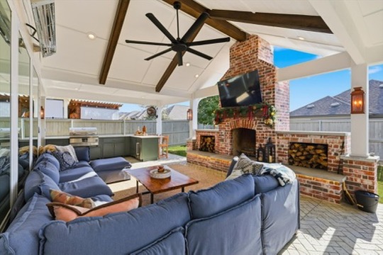 Outdoor Stone Fireplaces project 11