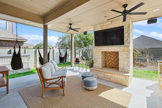 Outdoor Stone Fireplaces project 13