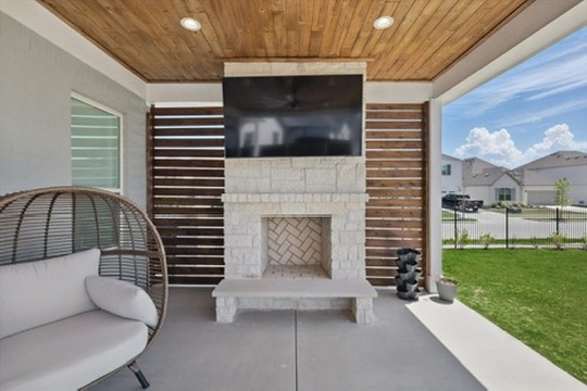 Outdoor Stone Fireplaces project 14