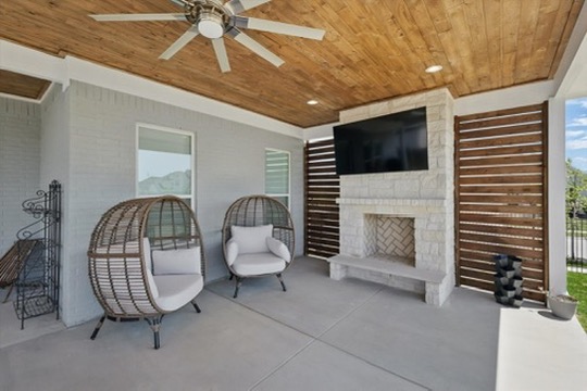 Outdoor Stone Fireplaces project 15