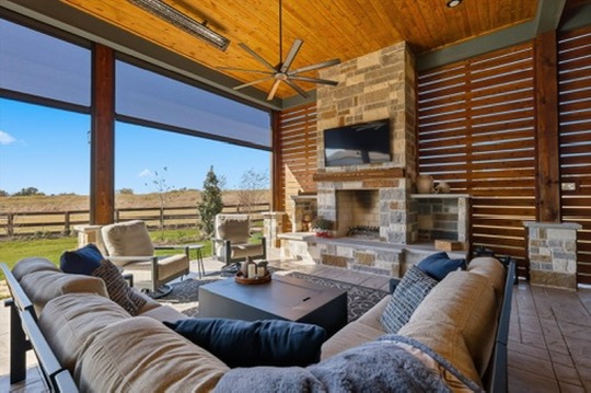 Outdoor Stone Fireplaces project 16