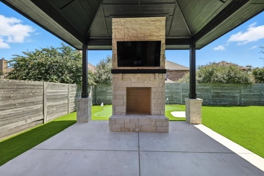 Outdoor Stone Fireplaces project 19